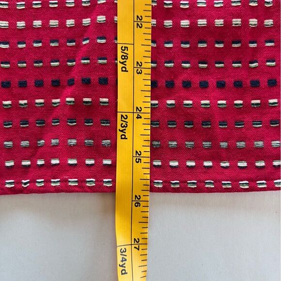 CJ Banks Red Striped Jacket Womens 1X Button Front Cardigan - Picture 12 of 12